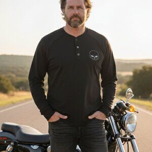Cowboy Harley-Davidson of Austin Performance Henley - Willie G Edition - 2XL